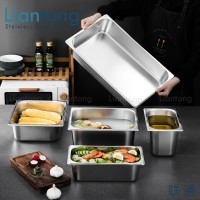 Factory Supply Hotel Buffet Equipment 1/1 All Full Size SS201/304 Gastronorm Container GN Pan Steam Table Pan