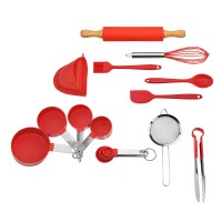 18-Piece Heat Resistant Kitchen Set Silicone Cake Baking Tools Utensils