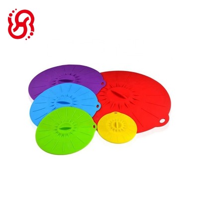 Kitchen Tools Silicone Pot Lid Set/silicone Pot Cover Lid