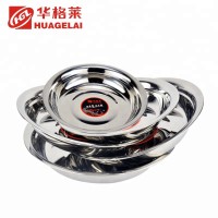 dinnerware durable fish food container stainless steel lunch plate