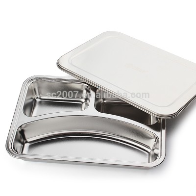 Best selling products compartment tray eco-friendly school lunch tray