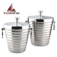 High quality stainless steel bucket 201 stainless steel beer bucket stainless steel ice bucket with lid