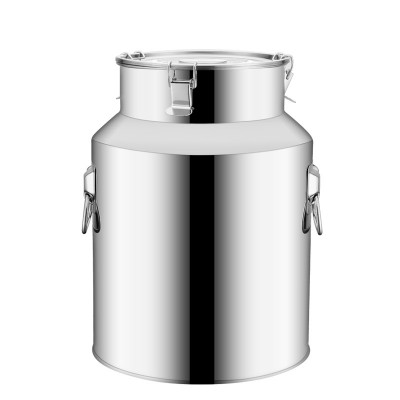 304 & 201 Stainless Steel Milk Storage Bucket Wine Pail Ideal for Storing and Transporting Liquid Coffee Bean Tea Wine Tin